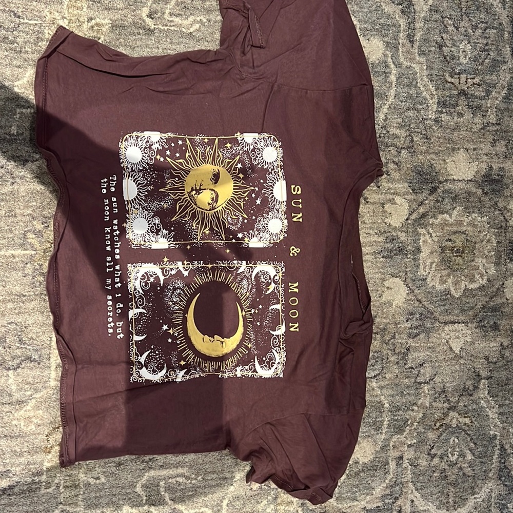 sun and moon crop top
